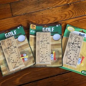 🧩 4/$20 3 Travel Golf Games